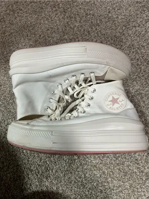 Converse White High-Top Canvas Sneakers thumbnail 5