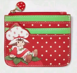 Vintage-Inspired Strawberry Shortcake Credit Card Wallet thumbnail 1