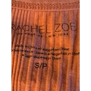 Rachel Zoe Ribbed V-Neck Sleeveless Tank Top Rust Orange Women’s Size Small thumbnail 8