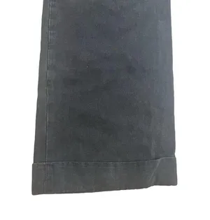 Joie EUC Black Wide Leg Cuffed Y2K Jeans Sz 4 thumbnail 3