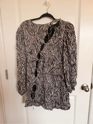 NWT For Love & Lemons Rosita Mini Dress Large thumbnail 4