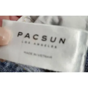 PacSun Light Wash Mom Shorts High Rise Denim Roll Cuff Summer‎ Casual Size 25 thumbnail 6