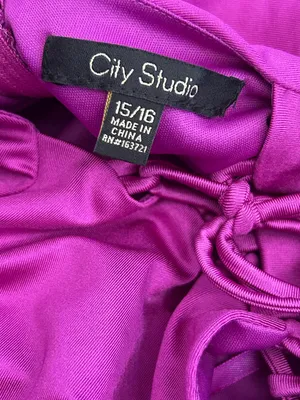 NWT City Studio Magenta Strappy Maxi Formal Prom Homecoming Dress Size 15/16 thumbnail 8