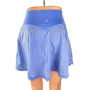 Buff Bunny Blue Cellular Blue Mesh A Line Tennis Golf Athletic Skort Skirt Sz M thumbnail 4