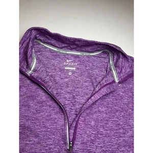 Nike Nike Heathered Purple Dri-FIT Pullover Sz M Nike Running w Thumbholes thumbnail 7