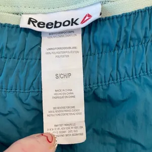 Reebok Womens Teal Colorblock Nylon Mesh Lined‎ Track Pants Joggers S thumbnail 3