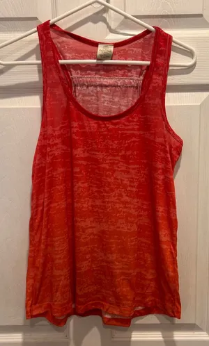 The Balance Collection by Marika Women's Red Orange Tank Top‎ Large Yoga Workout thumbnail 1