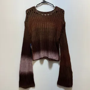 Arizona Jean‎ Co. Women’s Knit Sweater Size M Brown Ombre Bell Sleeve NWT thumbnail 3