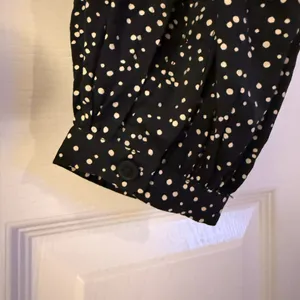 Medium Cropped Target Black A New Day Long Sleeve Black Polka Dot Blouse thumbnail 6