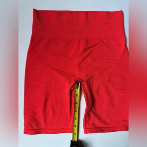 New‎ Balance Women's Bike Shorts | Sz Medium | Red Orange thumbnail 7