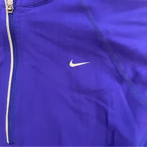 Nike Pro Blue Dri-FIT Quarter Zip Pullover Size M thumbnail 2
