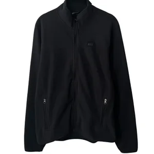 REI Co-op Black‎ Fleece Jacket Full Zip Lightweight Hiking Camping Outdoors M thumbnail 2