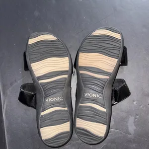 Vionic Orthaheel Camila Orthotic Comfort Black‎ Slip On Slides Sandals US Size 9 thumbnail 11