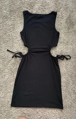 Black Mini Cut Out Dress thumbnail 2