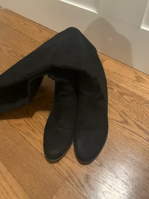 Unisa Black Suede Knee High Boots thumbnail 3