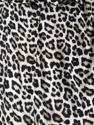 H&M Ladies Long Sleeve Leopard Print Lightweight Blouse. Size Medium thumbnail 7