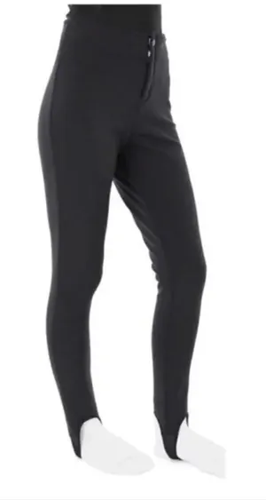 Vintage Schoeller of Switzerland Black Straight Slim Leg Stirrup Ski Snow Pants thumbnail 1