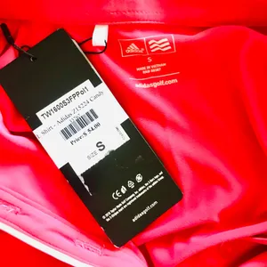 Adidas Pink Golf Polo Pacific Dunes Sz S NWT Retail $54 thumbnail 3