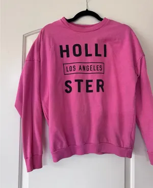 Hollister crew neck‎ sweatshirt women's size medium thumbnail 1