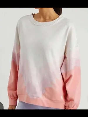 FP Movement by Free People Brand New With Tags Pink Tie-Dye Sweatshirt Small thumbnail 3