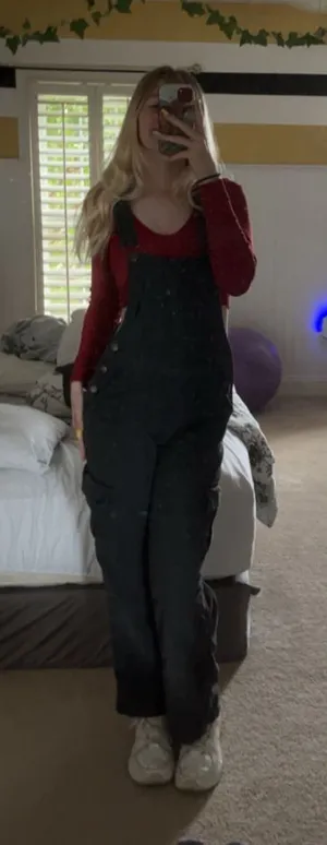 Aerie Baggy Y2K Overalls thumbnail 1