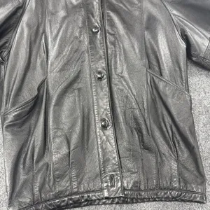 Vintage Pelle New York Milano Leather Jacket Women’s M Black Genuine Leather 90s thumbnail 3