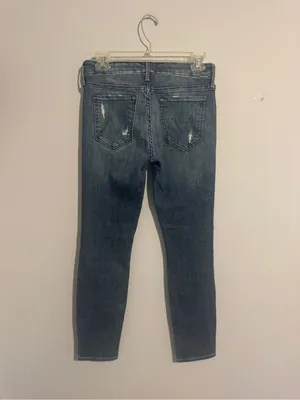 MOTHER Denim The Looker Crop in Gypsy- 26 thumbnail 4