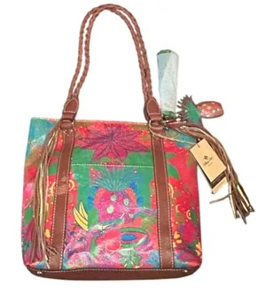 Patricia Nash Rena‎ Tote Tropicana Summer Festival Bag Purse Bohemian Artistic thumbnail 1