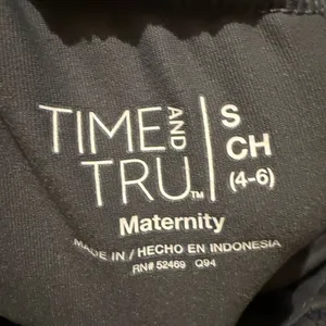 Time and Tru Maternity Full Panel Leggings‎ Gray Size Small (4–6) thumbnail 4