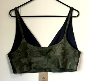 NWT Prana Layna Brami in Sage Camo - Size Extra Large thumbnail 9