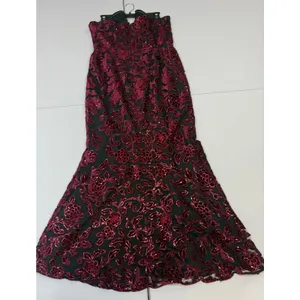 Dress The Population Fernanda Gown sequined strapless maxi dress XL thumbnail 7