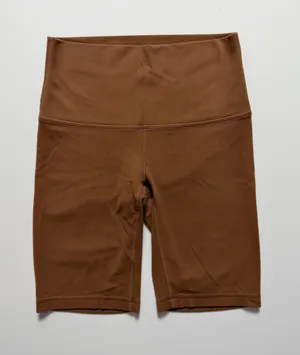 TNAction Aritzia Hi-Rise Biker Activewear Shorts, Brown, Size S thumbnail 1