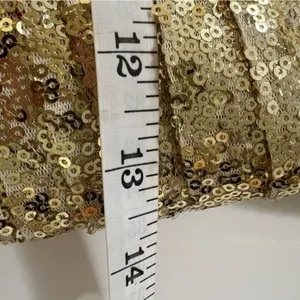 NWT Kate Kasin Gold Sequin V-Neck Formal Maxi Gown Dress Size XS US 2 thumbnail 8