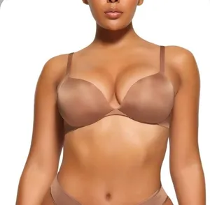 SKIMS Ultimate Push Up Plunge Bra - Sienna- Size 42DD thumbnail 1