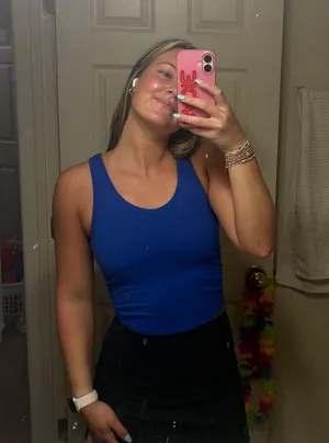 Zobha Dark blue tank top thumbnail 3