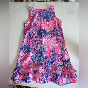 Lilly Pulitzer NWT Marla Romper Pink Tropics Sun Drenched Size 4 thumbnail 5