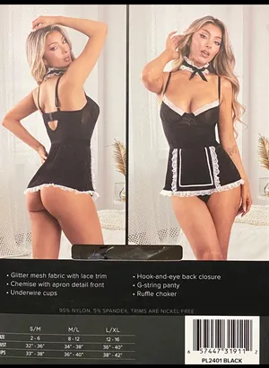 Sexy Lingerie Black thumbnail 2