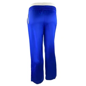 NEW Badgley Mischka Women's Blue High Rise Tassel Tie Wide Leg Trousers Pants L thumbnail 3