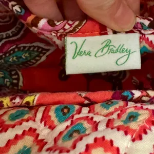 Vera Bradley Pink Shoulder Bag Zip Top Call me Coral Retired Pailsey Medallion thumbnail 13