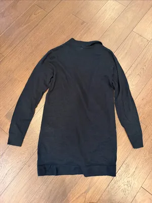 Old Navy Black Open-Front Cardigan Size Medium - C1-619 thumbnail 7