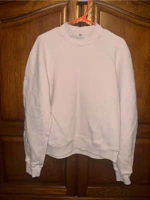 Agolde Tarron Mock Neck Sweatshirt Light Pink Size M - Good Condition thumbnail 2