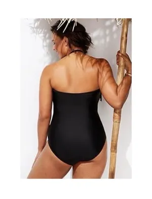 Swimsuits For All One Piece Black Bathing Suit thumbnail 6