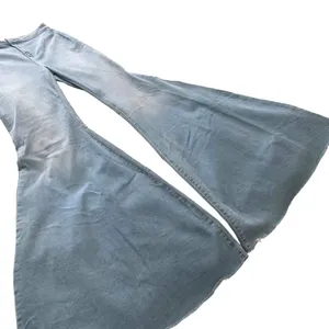 Free people just float on flare jeans stretch denim jeggings western bohemian thumbnail 6