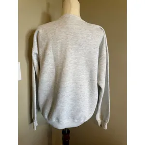 Vintage USA Olympic Sweatshirt Crewneck‎ Grey Heather USA OLYMPICS Apparel thumbnail 3