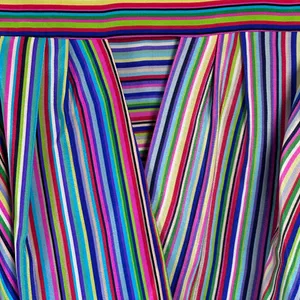 Amanda Uprichard Striped Silk‎ Made in USA Sleveless Blouse Colorful Size P/XS thumbnail 3