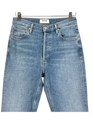 Agolde Nico High Waist Straight Leg Jeans Size 26 thumbnail 4