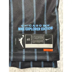 Nike Chicago Sky Angel Reese 5 WNBA Explorer‎ Edition Jersey Black Womens S NWT thumbnail 2