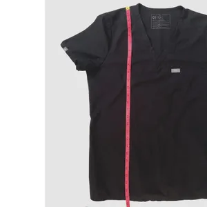 Figs Catalina One Pocket Scrub Top Black Small FREEx Medical Healthcare EUC thumbnail 6