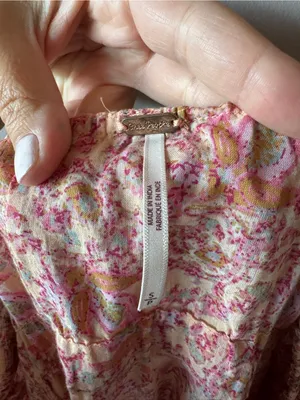 Free People Women’s Tangier Babydoll Floral Maxi Dress Size Small thumbnail 2