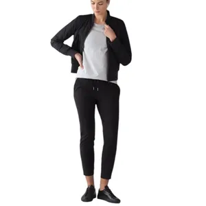 Lululemon On The Fly High Rise Athletic Casual Pant Woven 28” Black Size 2 thumbnail 6